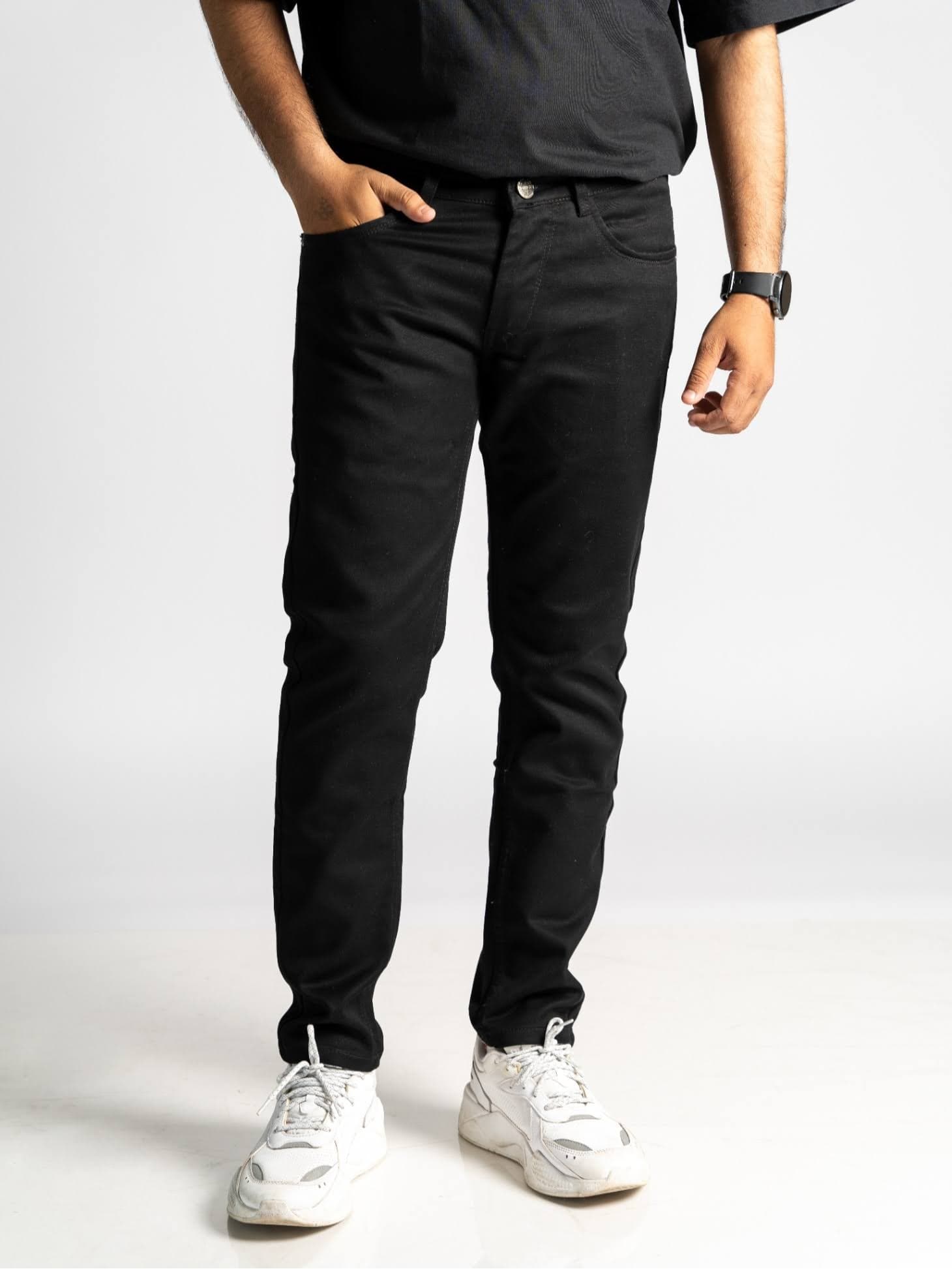 BahaMut Men Regular Fit Jeans - Art 24 (Wash 1) front view - 100% Woven Cotton Denim by DE VIBE